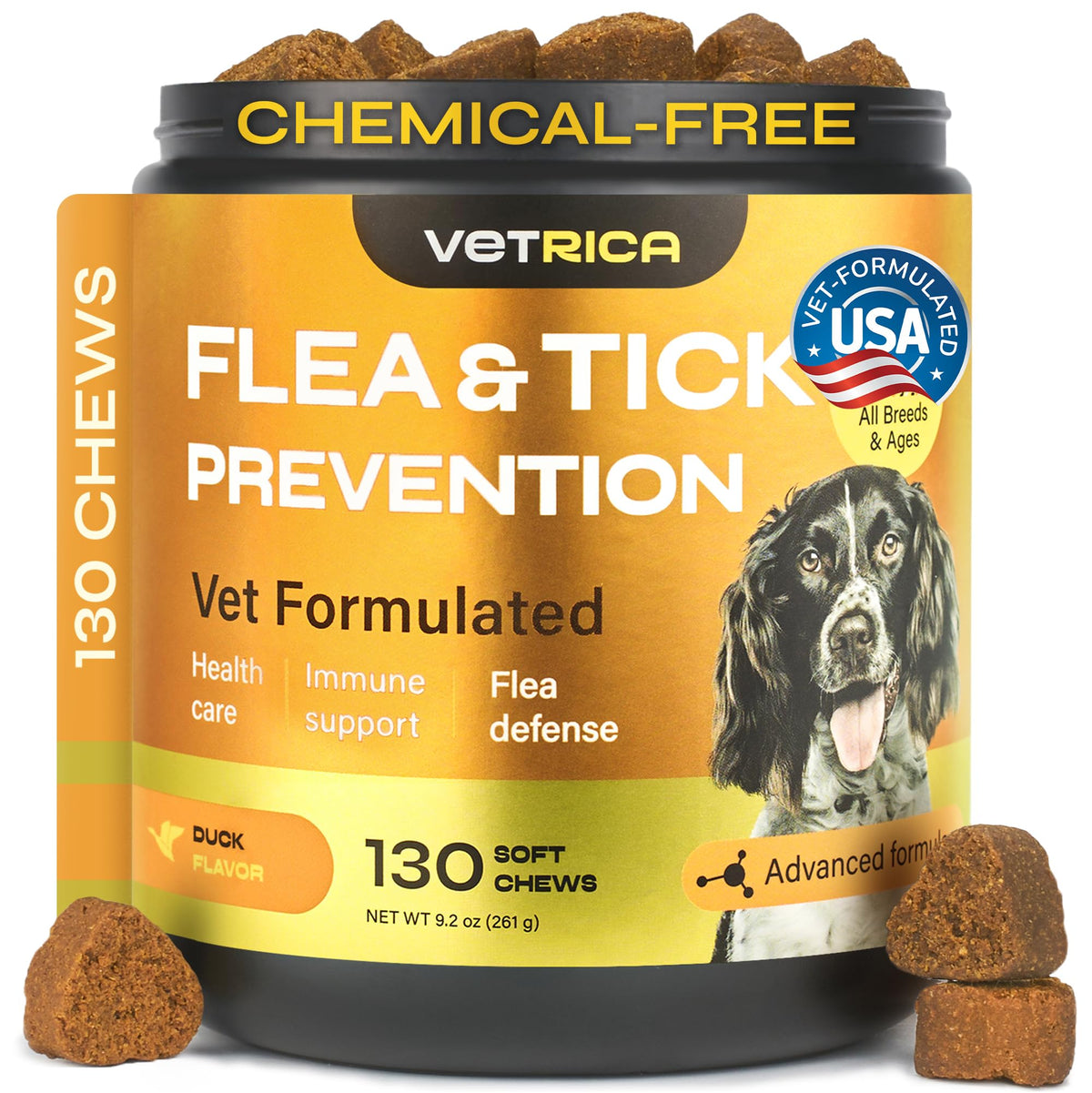 Flea and Tick Chewable Soft Treats for Dogs X847902