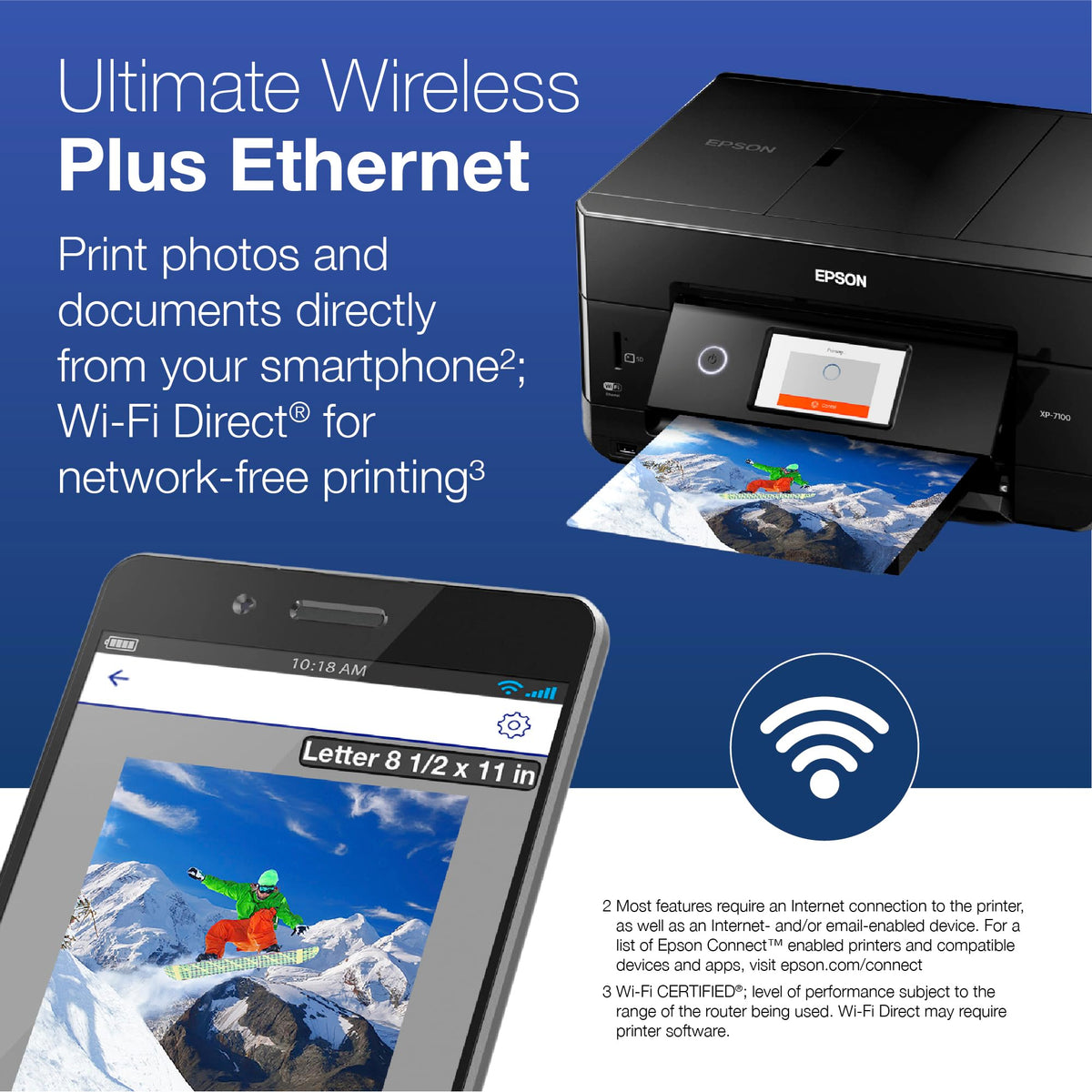 Wireless Color All-in-One Inkjet Printer H765252