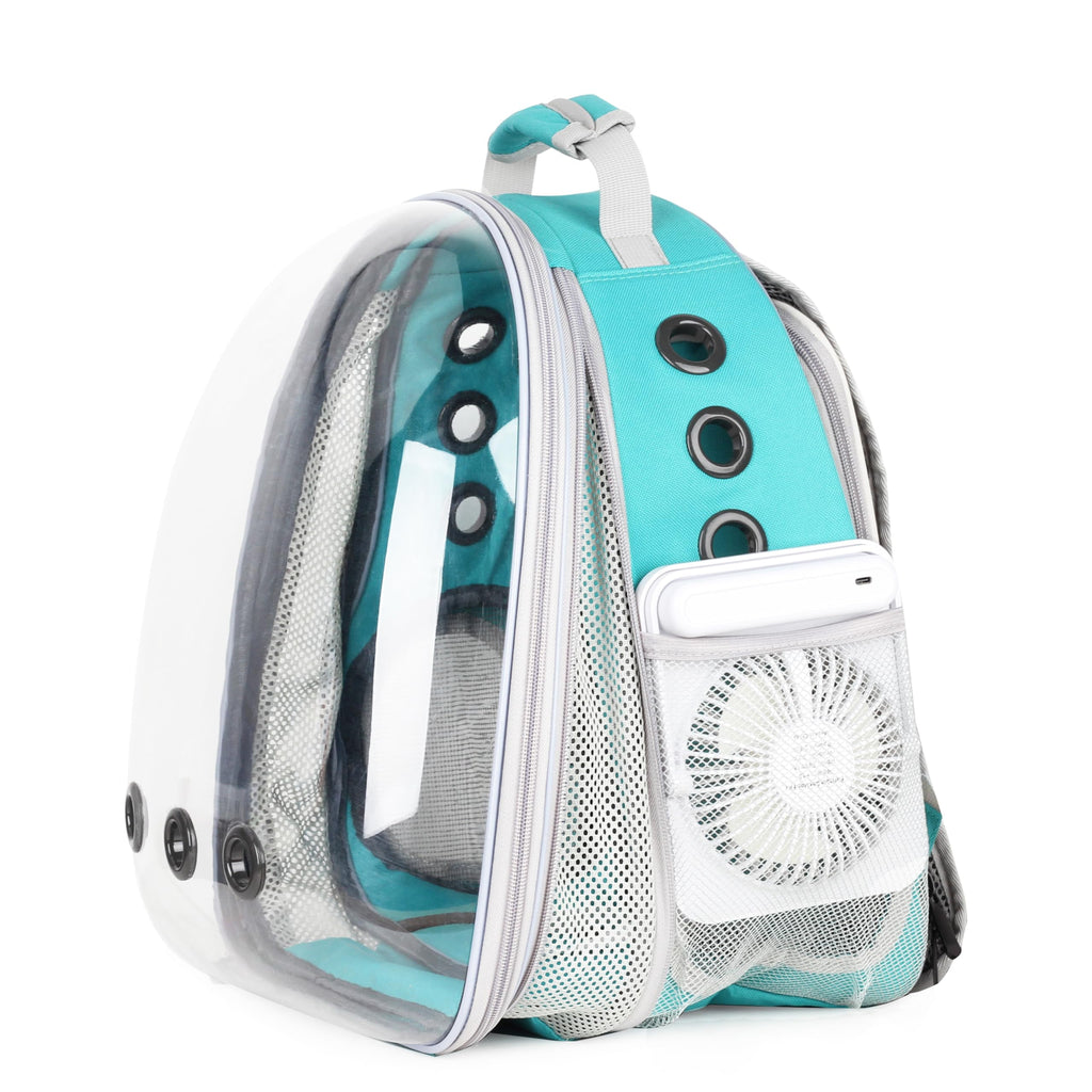 Expandable Cat Backpack with Mini Fan T275621