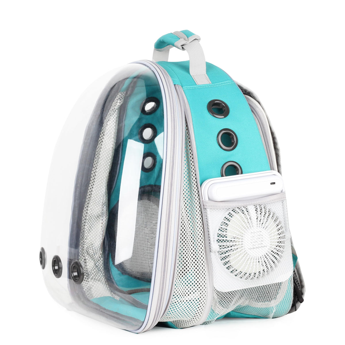 Expandable Cat Backpack with Mini Fan T275621