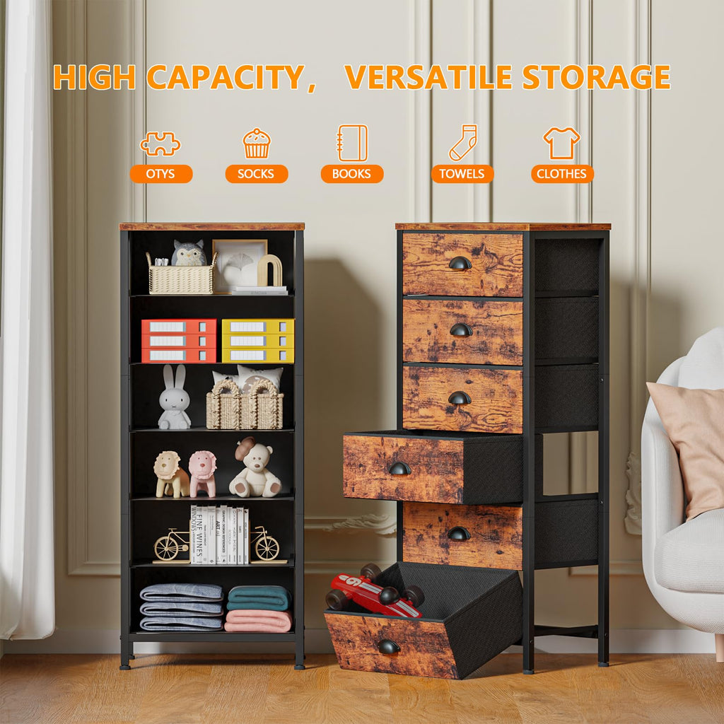 5 Drawer Dresser S609