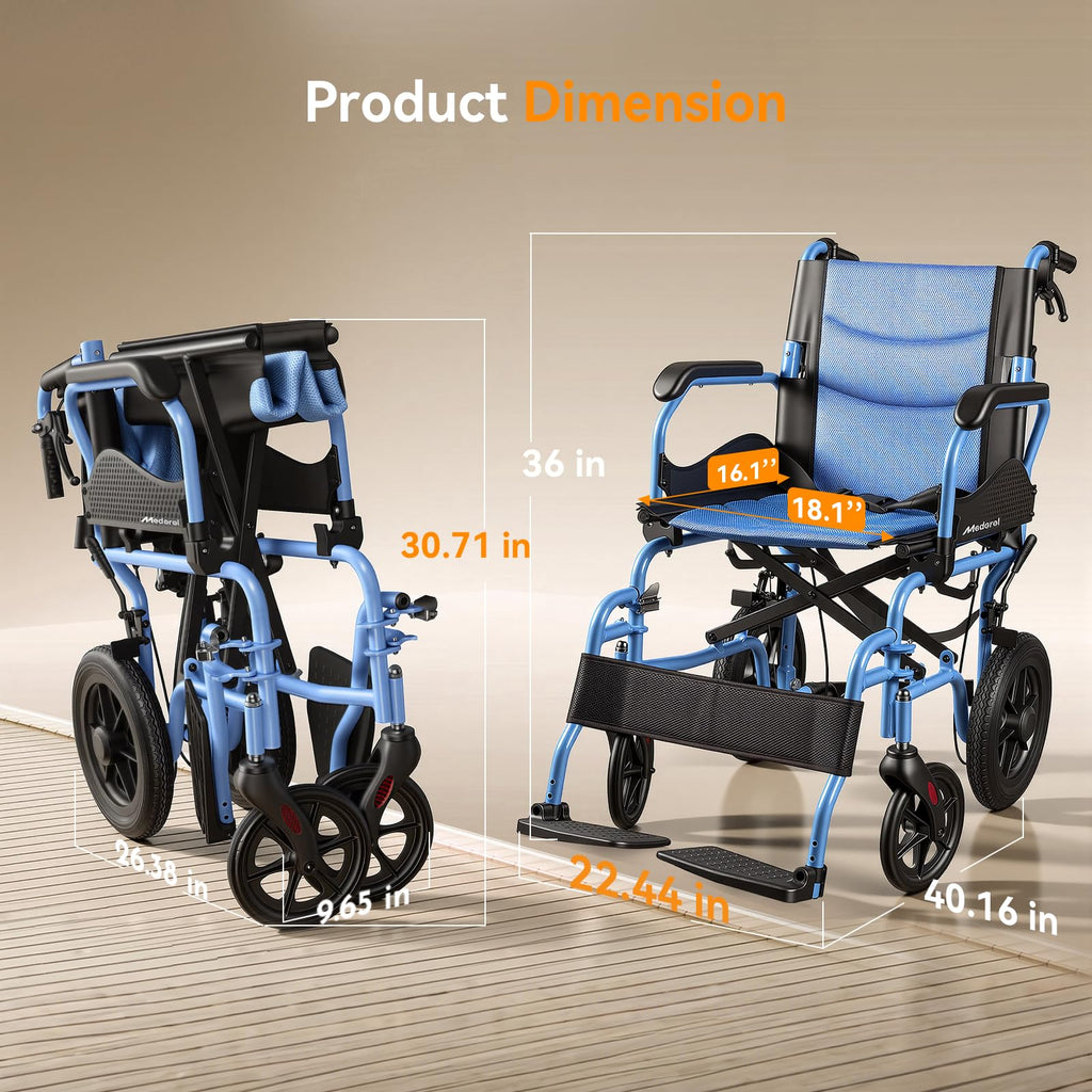 Foldable Transport Wheelchair V6163