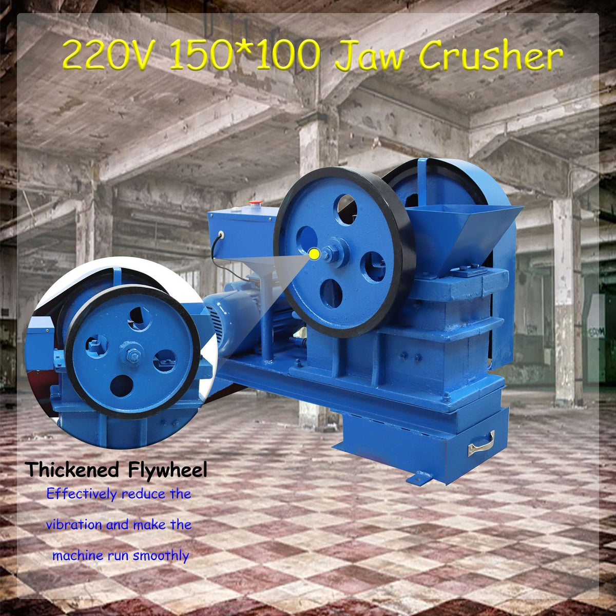 220V 2.2KW Stone Crusher Machine D97803