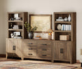 4-Piece Modular Entertainment Center with Bookshelves M685
