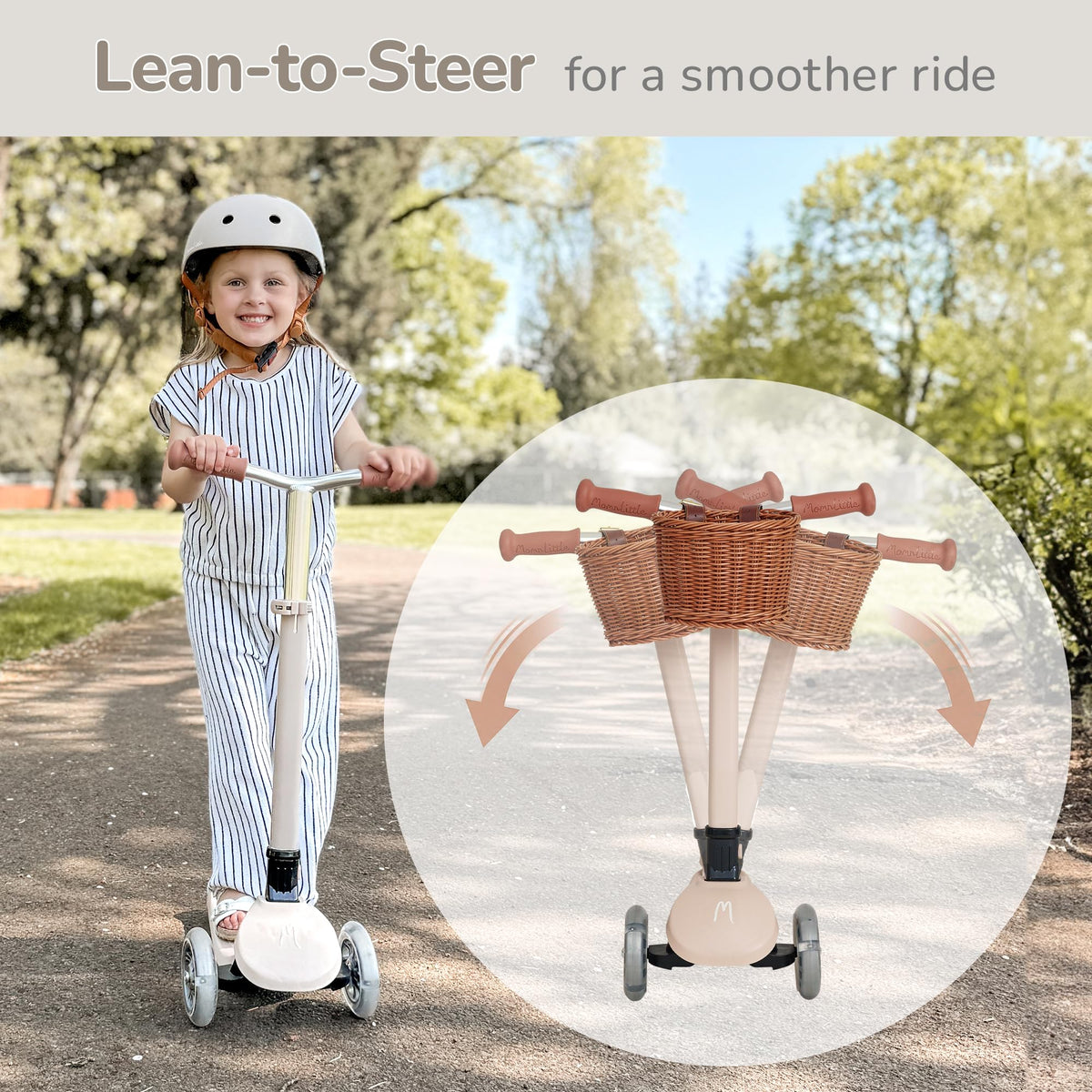 3-Wheel Foldable Toddler Scooter with LED Light-Up Wheels V790006