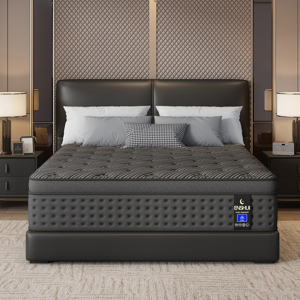 14 Inch Medium Firm Full Pocket Spring Hybrid Mattress O1947