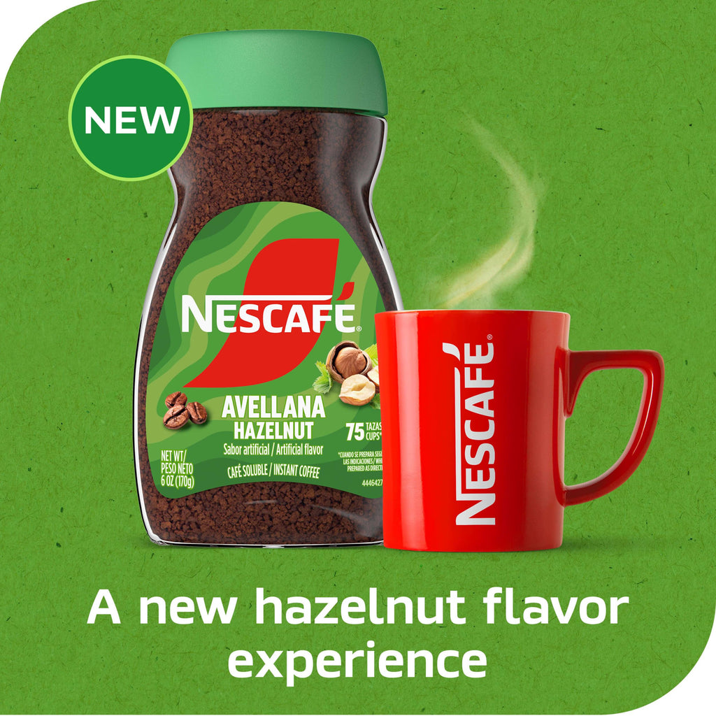 Hazelnut Instant Flavored Coffee 6 Oz Y15655